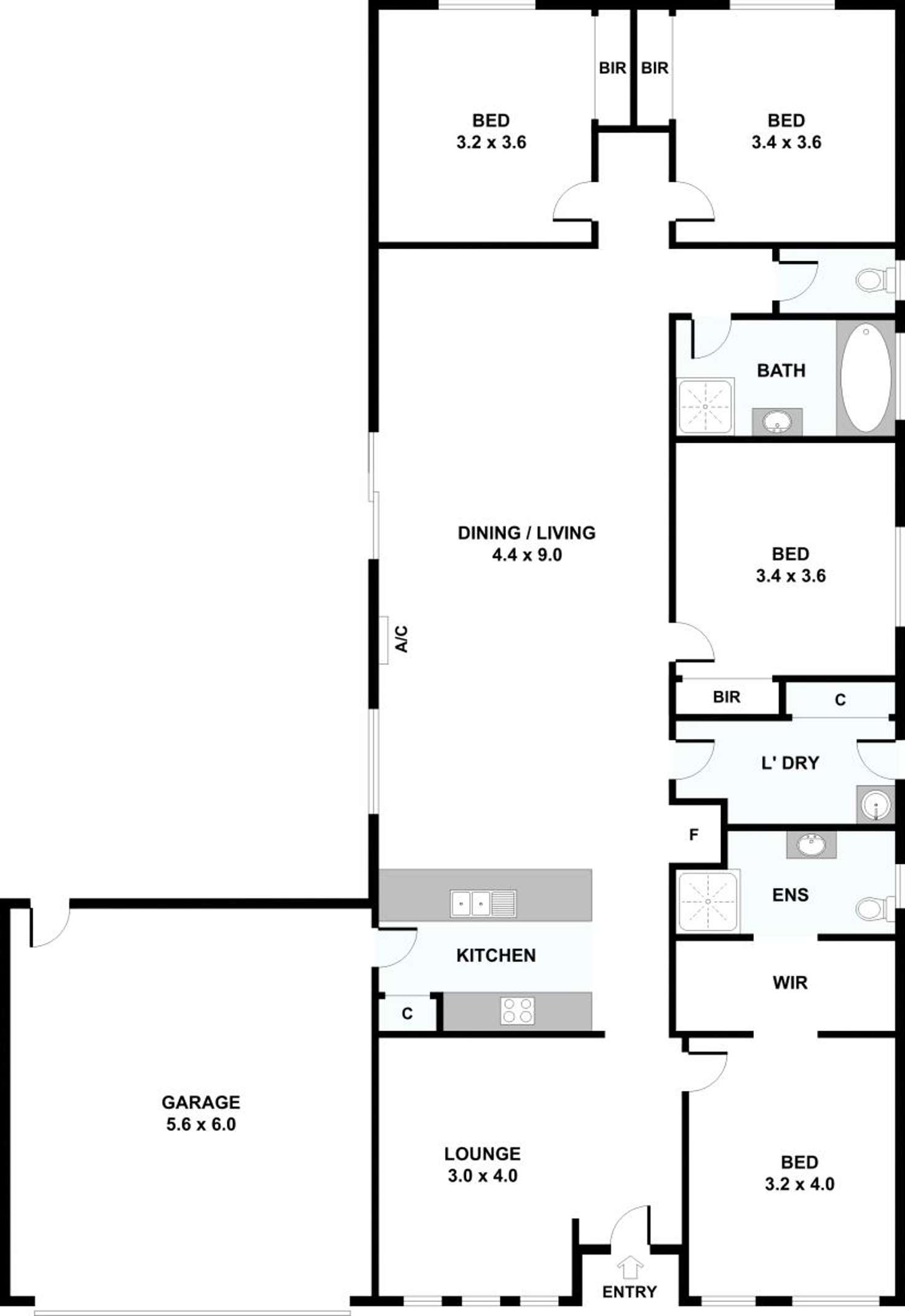 Floorplan of Homely house listing, 5 Narmara Mews, Wyndham Vale VIC 3024