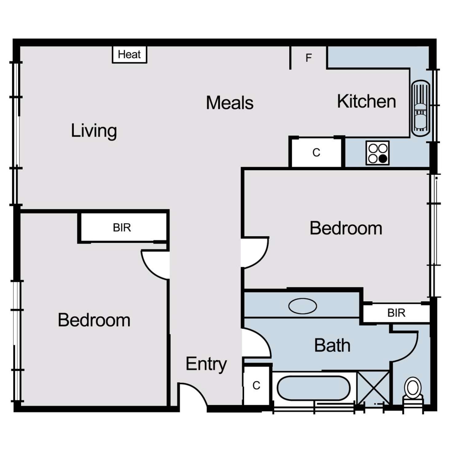 Floorplan of Homely apartment listing, 10/1-3 Kooyong Road, Armadale VIC 3143