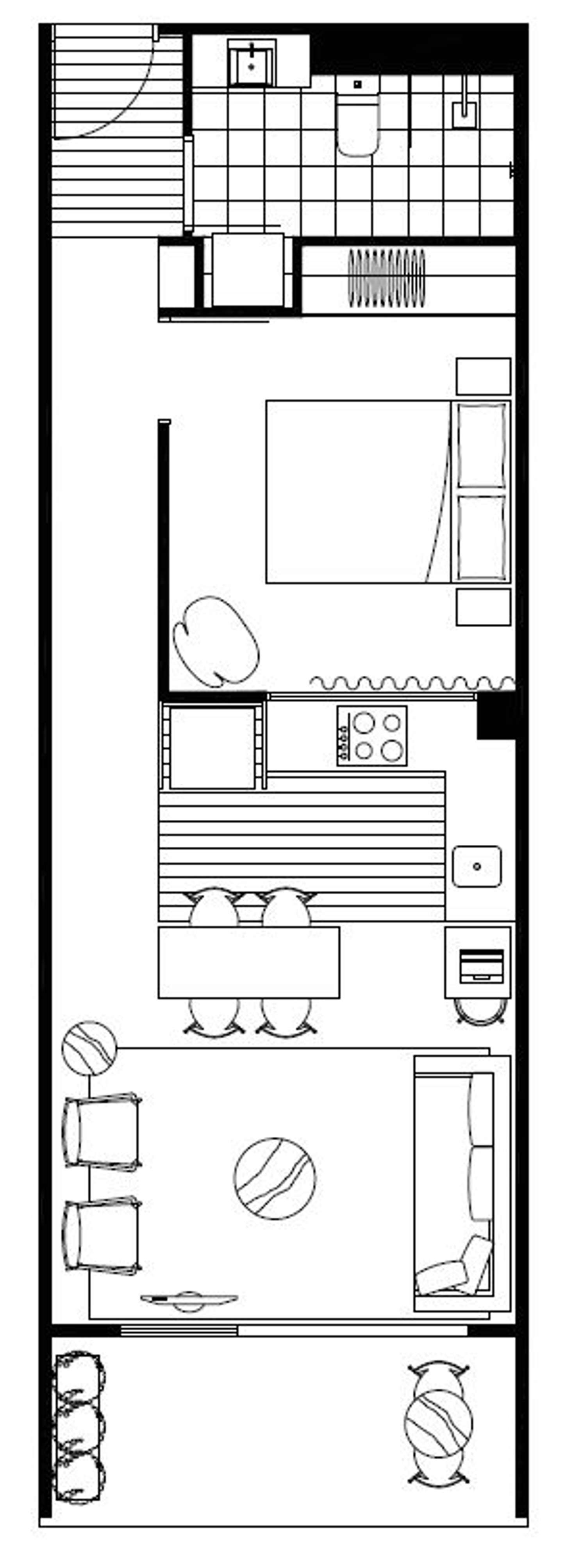 Floorplan of Homely apartment listing, 415/8 Olive York Way, Brunswick West VIC 3055