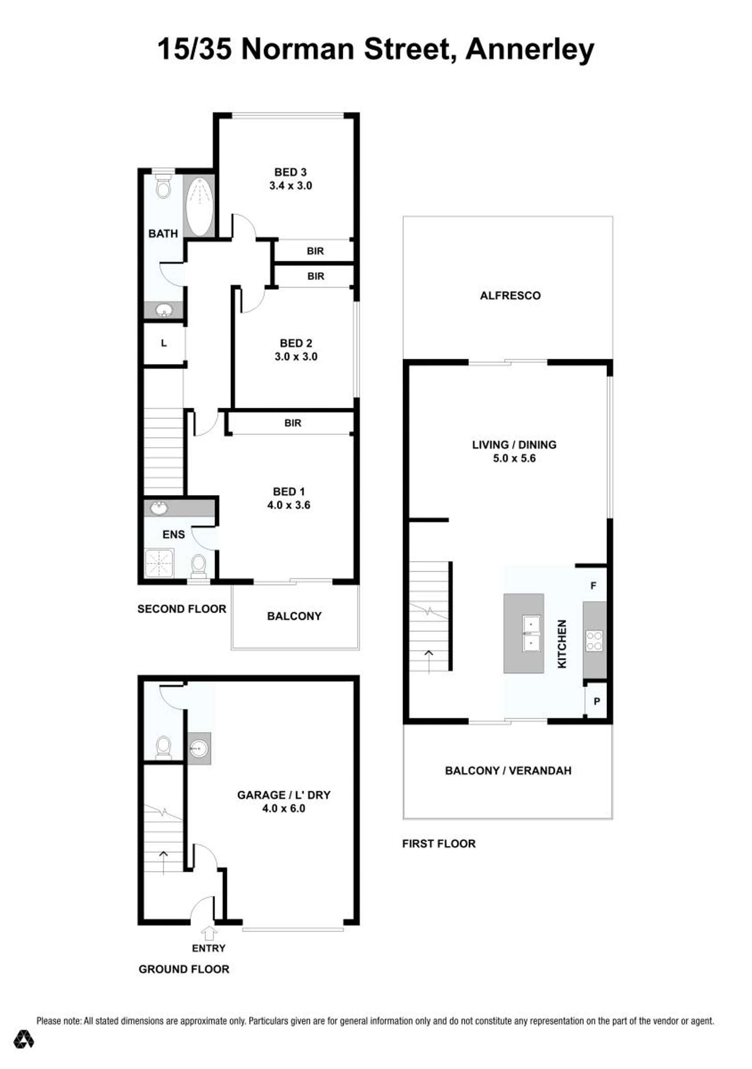 Floorplan of Homely unit listing, 15/35 Norman Street, Annerley QLD 4103