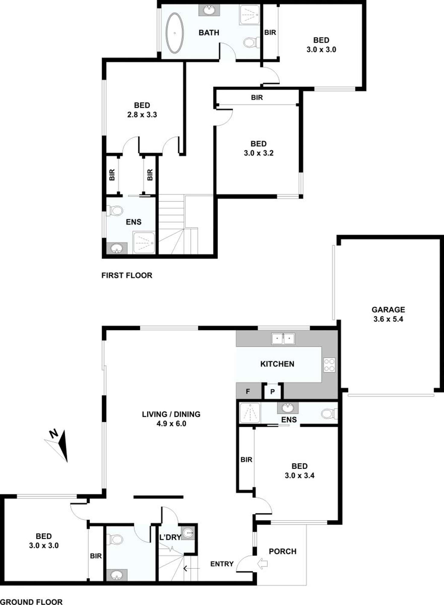 Floorplan of Homely unit listing, 3/116 Moriah Street, Clayton VIC 3168