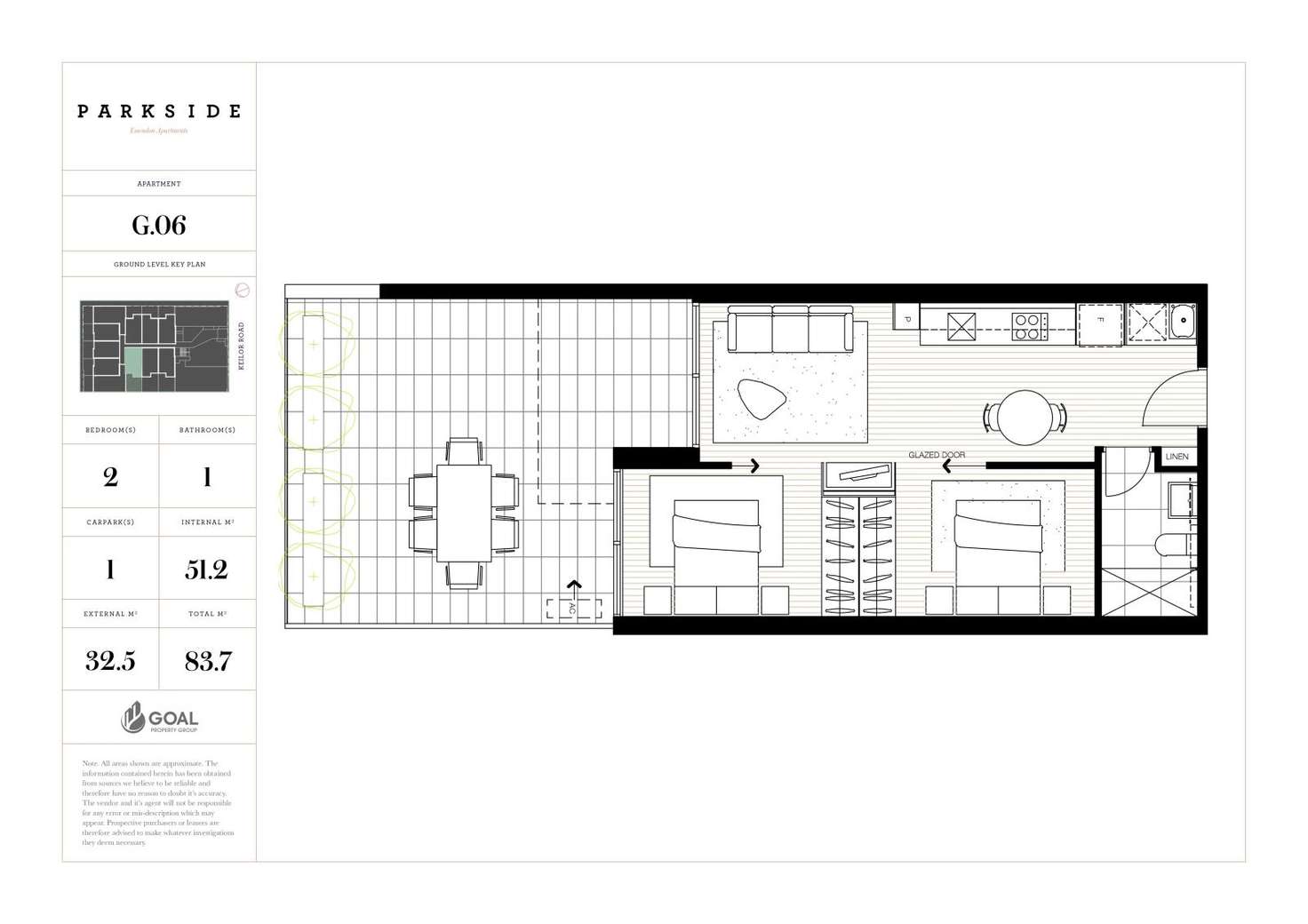 Floorplan of Homely apartment listing, G06/64-66 Keilor Road, Essendon North VIC 3041