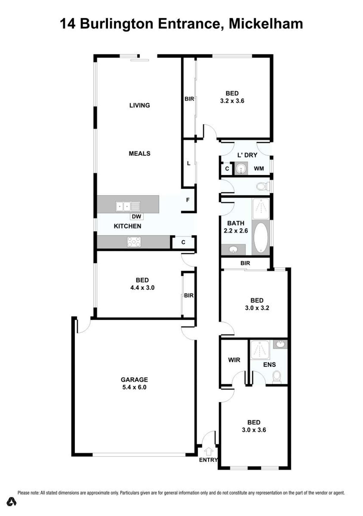 Floorplan of Homely house listing, 14 Burlington Entrance, Mickleham VIC 3064