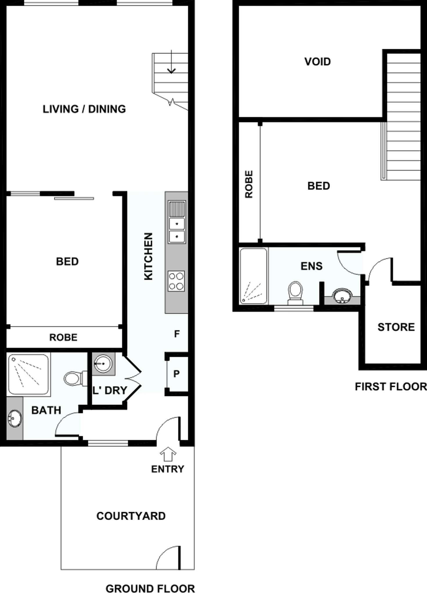 Floorplan of Homely apartment listing, 214/56 Nicholson Street, Abbotsford VIC 3067