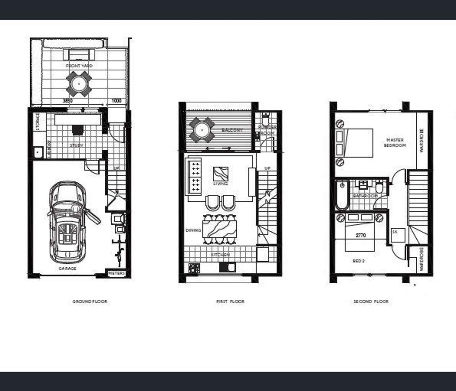 Floorplan of Homely townhouse listing, 17 Steel Walk, Maidstone VIC 3012