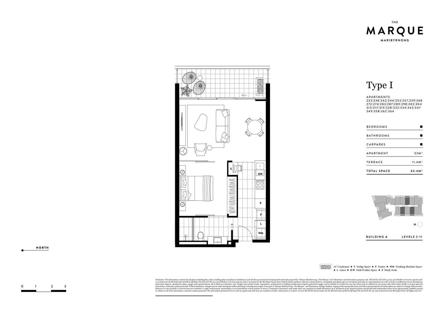 Floorplan of Homely apartment listing, 811/72 Wests Road, Maribyrnong VIC 3032