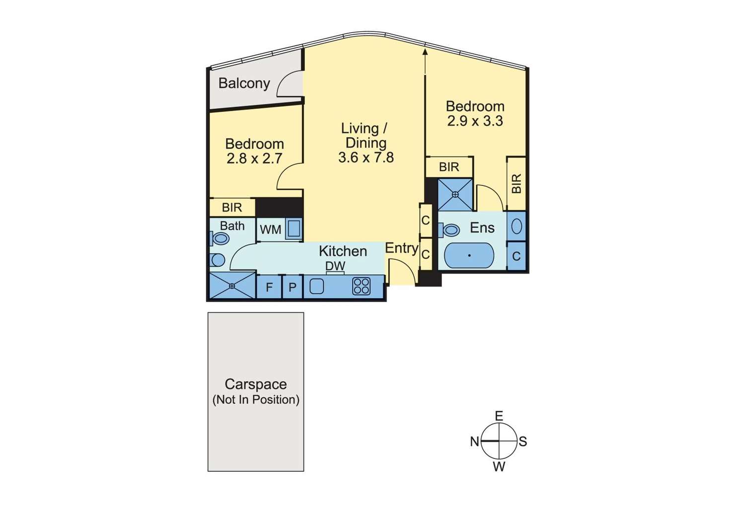 Floorplan of Homely apartment listing, 1503/681 Chapel Street, South Yarra VIC 3141