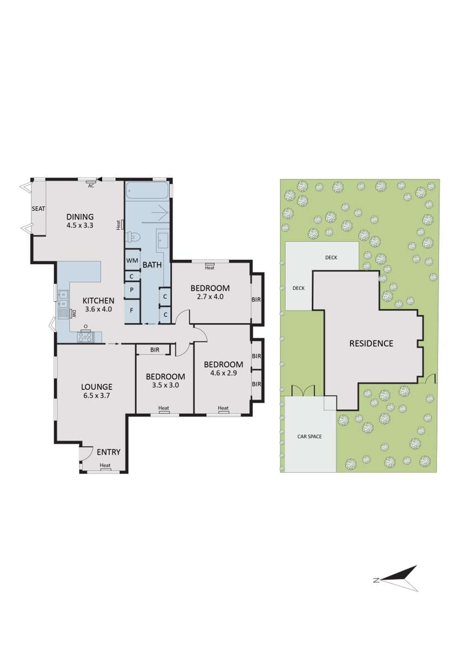 Floorplan of Homely house listing, 8 Hutchison Place, Coburg VIC 3058