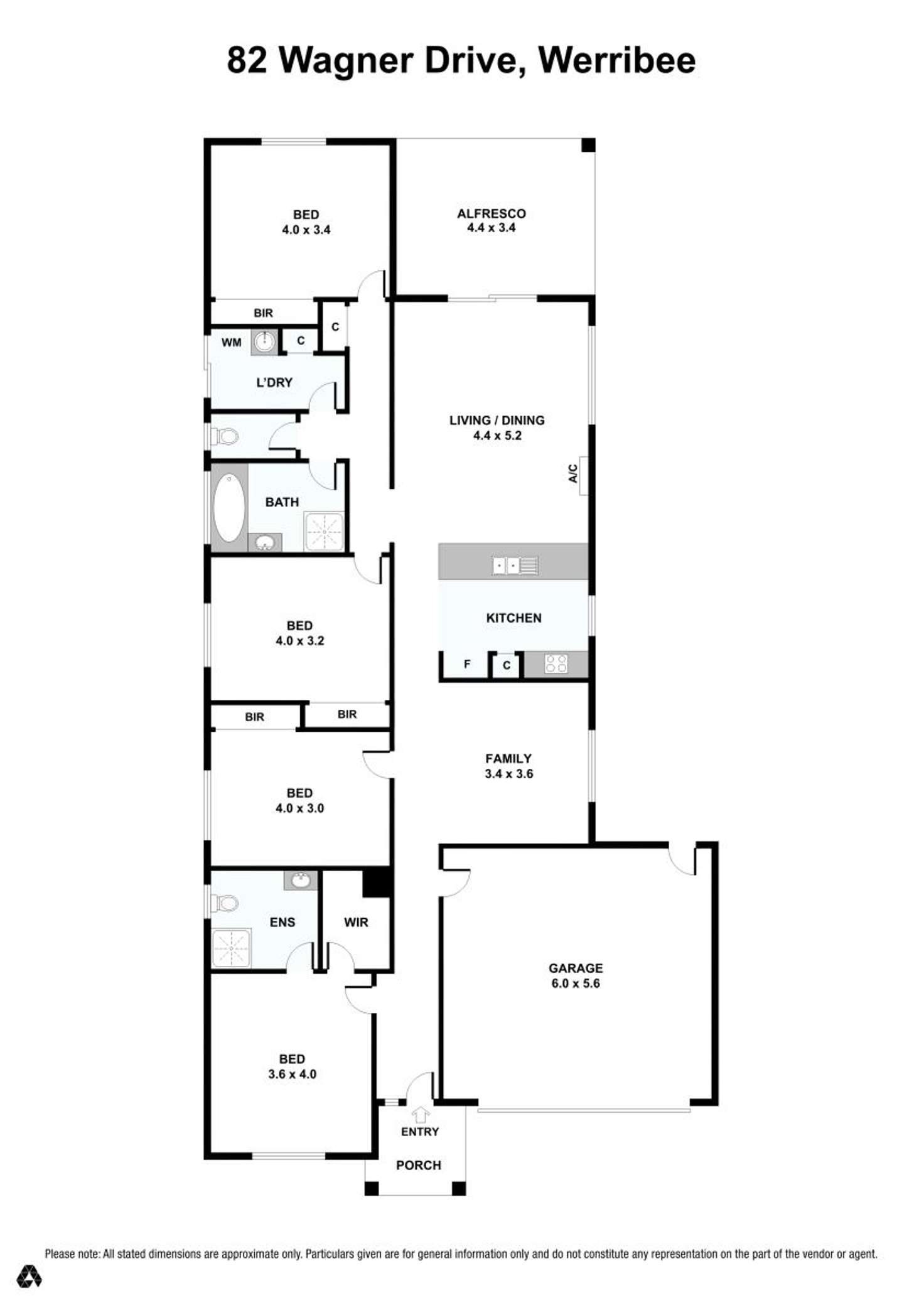 Floorplan of Homely house listing, 82 Wagner Drive, Werribee VIC 3030