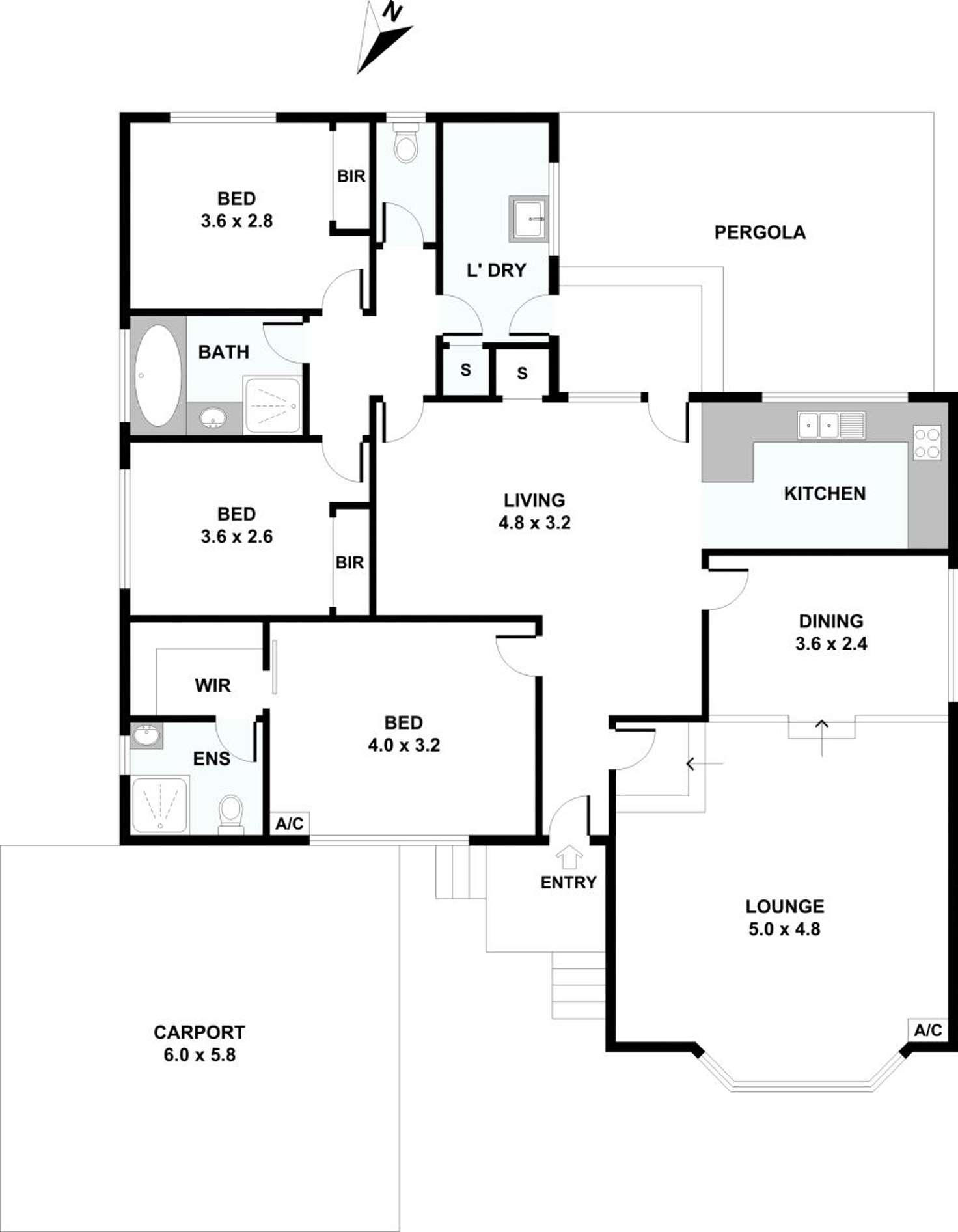 Floorplan of Homely house listing, 24 Kelly Street, Bayswater VIC 3153