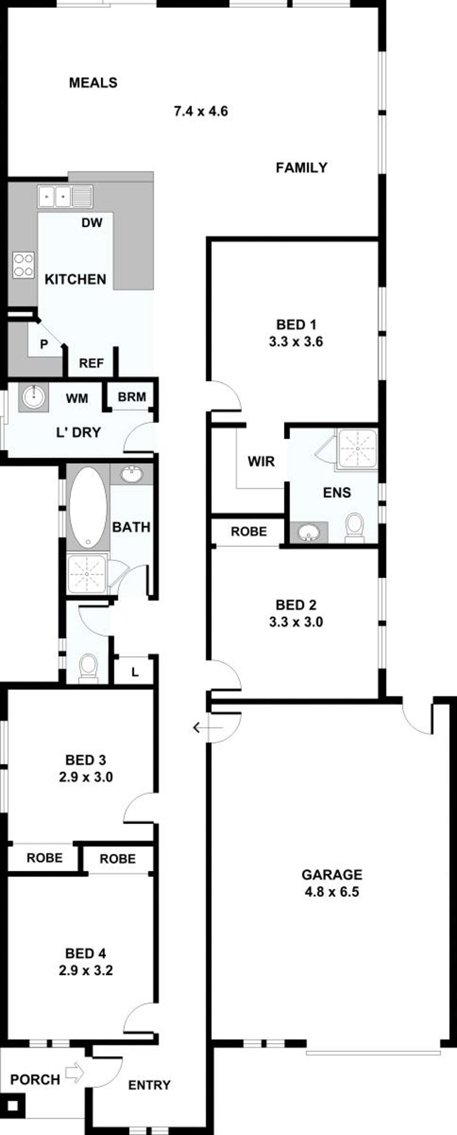 Floorplan of Homely house listing, 7 Forestmill Way, Strathtulloh VIC 3338