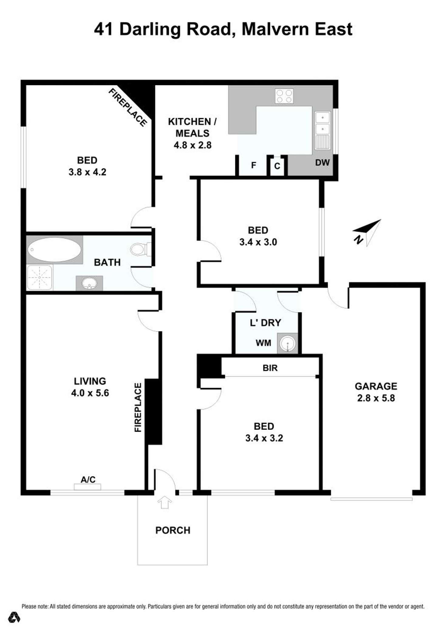 Floorplan of Homely house listing, 41 Darling Road, Malvern East VIC 3145