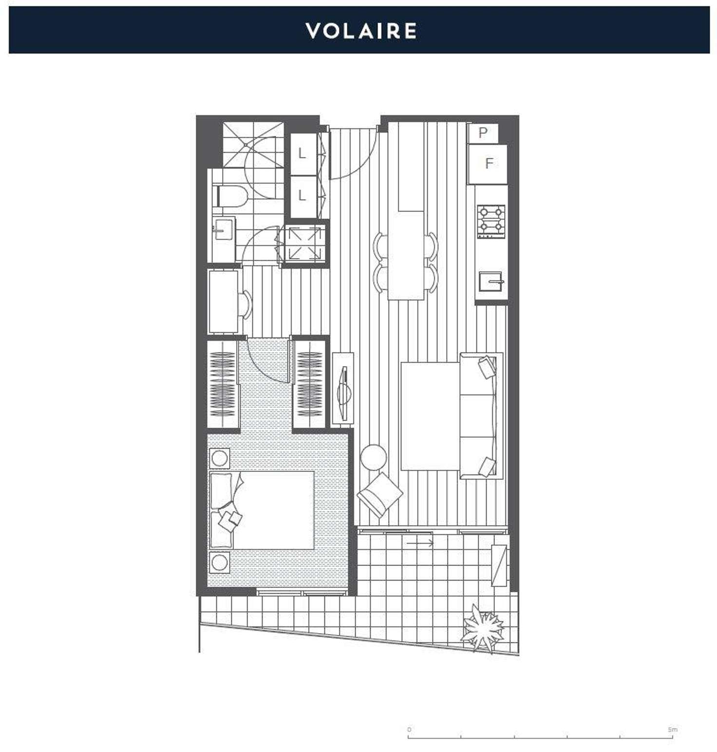 Floorplan of Homely apartment listing, 212/9 Dryburgh Street, West Melbourne VIC 3003