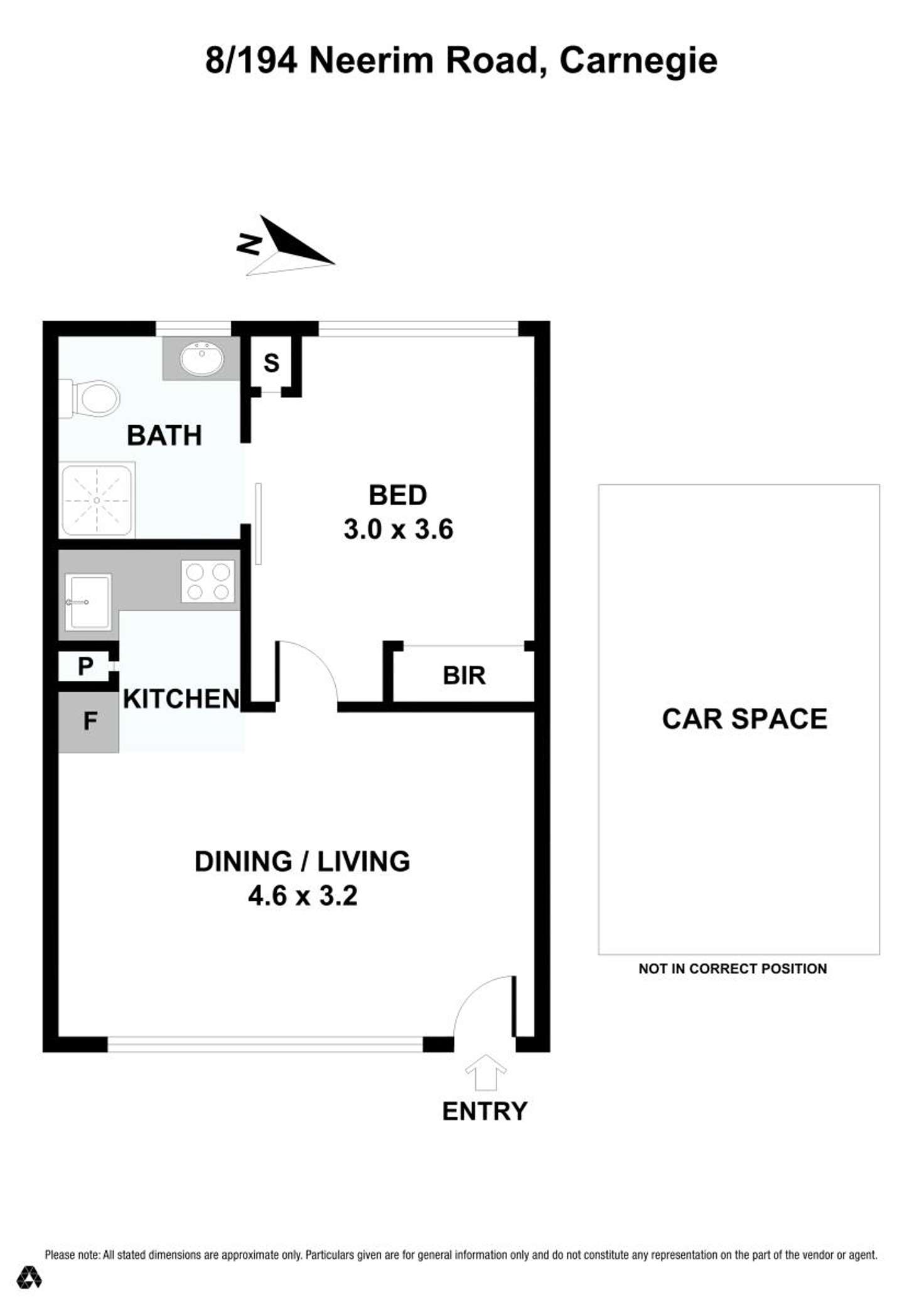 Floorplan of Homely house listing, 8/194 Neerim Road, Carnegie VIC 3163