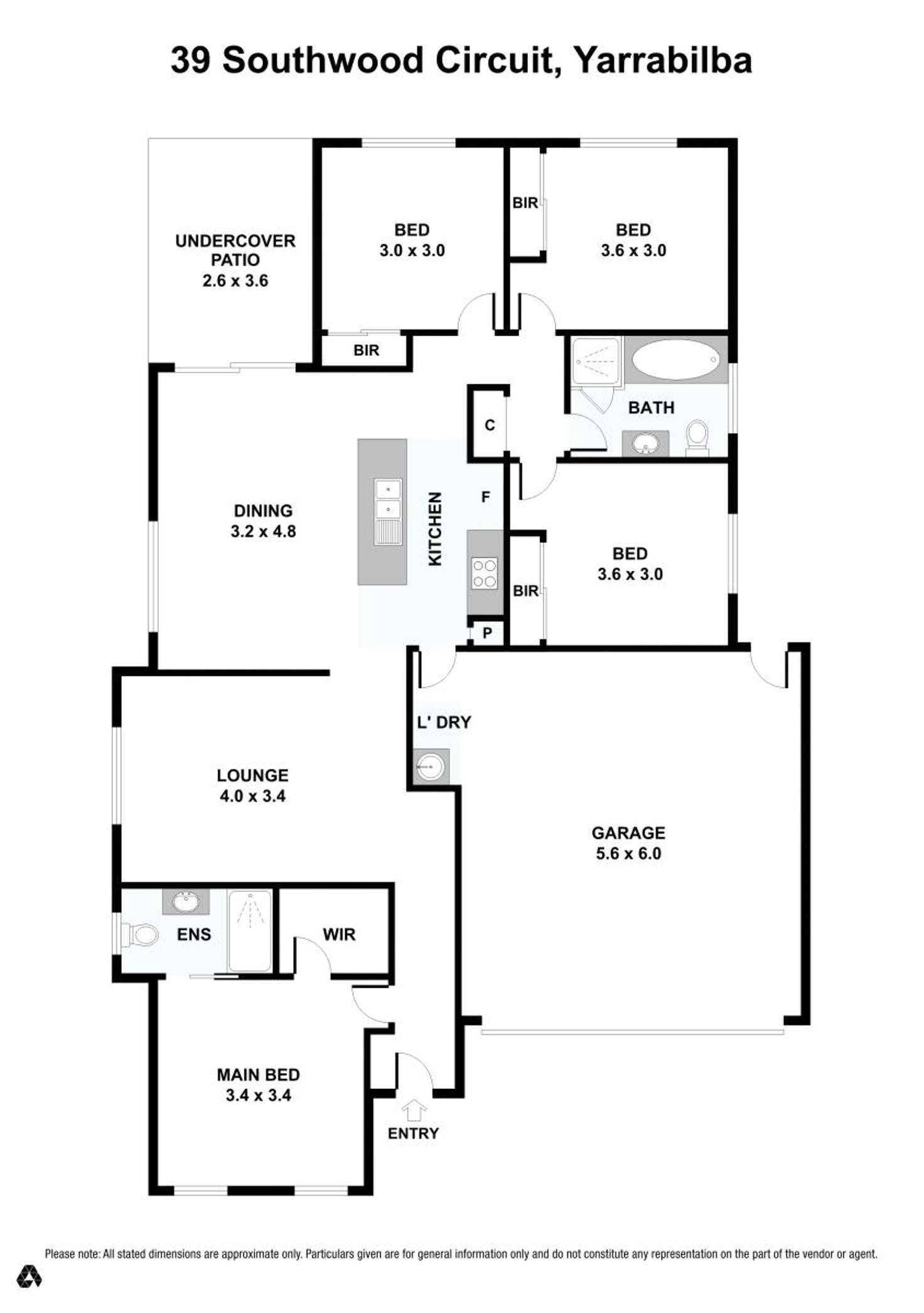 Floorplan of Homely house listing, 39 Southwood Circuit, Yarrabilba QLD 4207