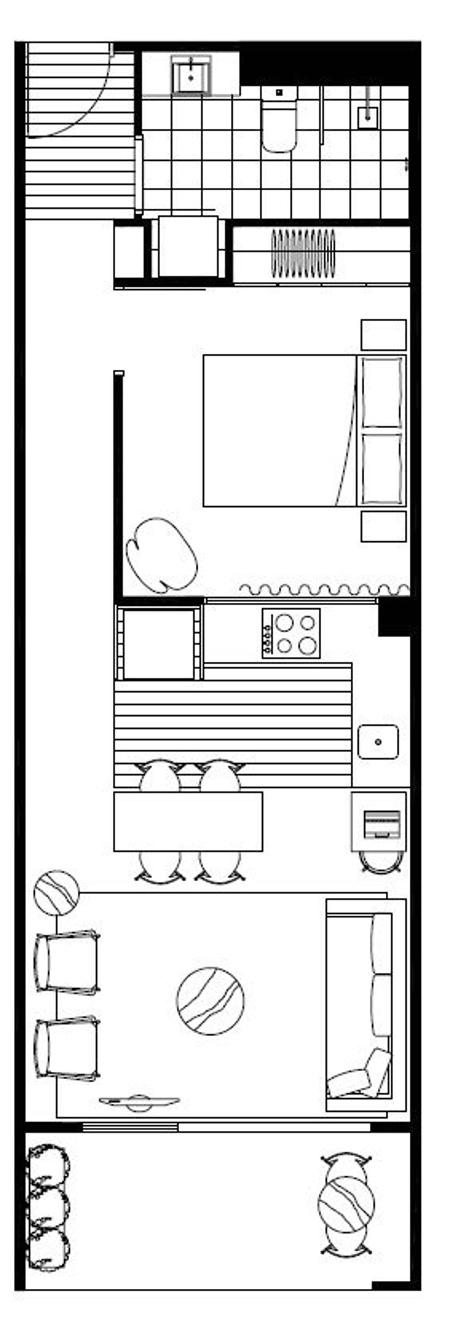 Floorplan of Homely apartment listing, 613/8 Olive York Way, Brunswick West VIC 3055