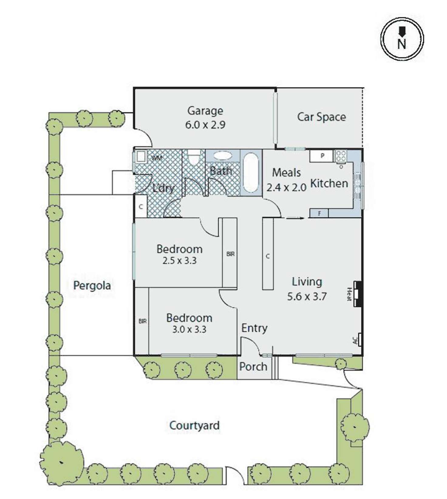 Floorplan of Homely unit listing, 1/4 Maverston Street, Glen Iris VIC 3146