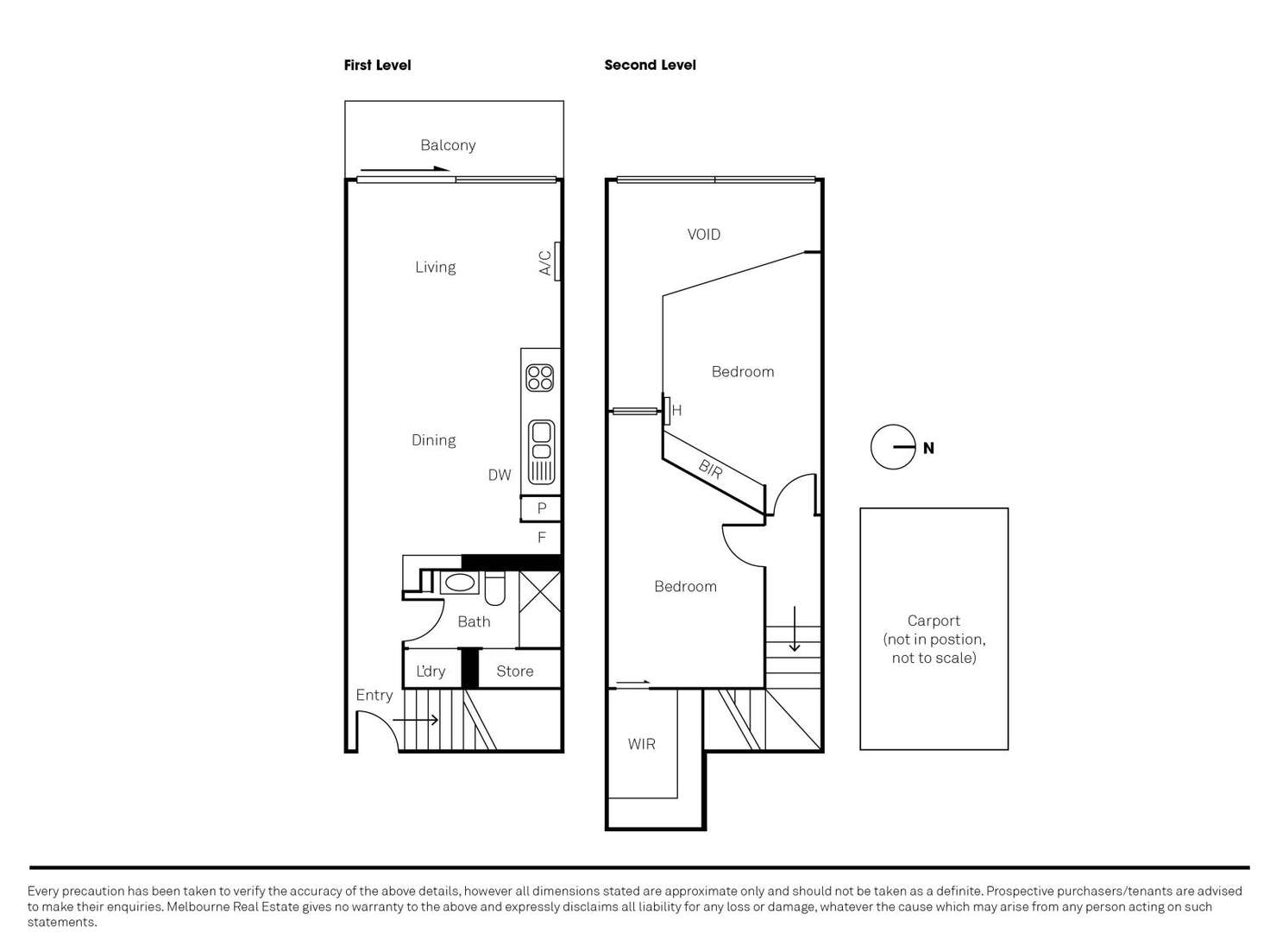 Floorplan of Homely apartment listing, 307/350 Victoria Street, North Melbourne VIC 3051