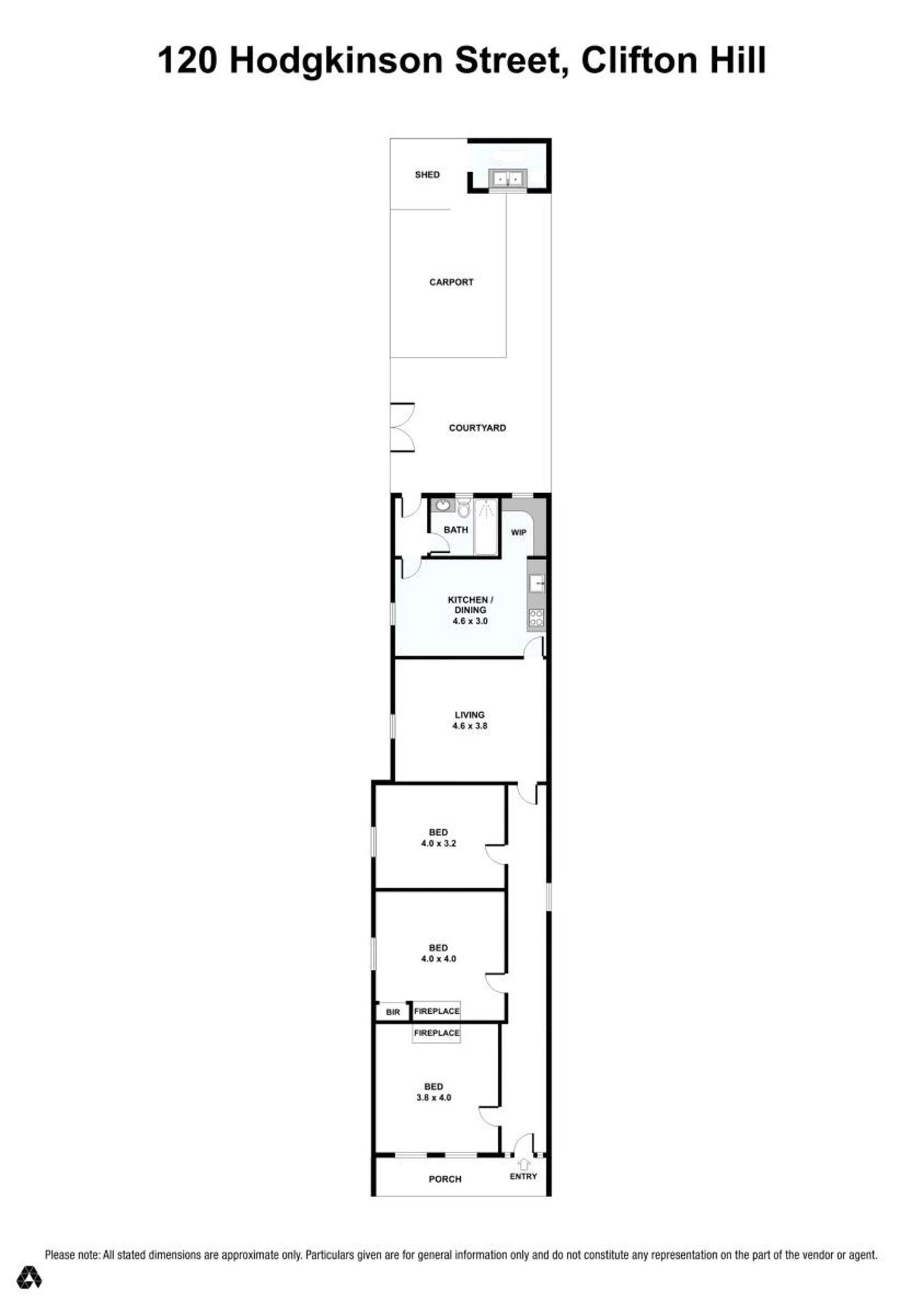 Floorplan of Homely house listing, 120 Hodgkinson Street, Clifton Hill VIC 3068