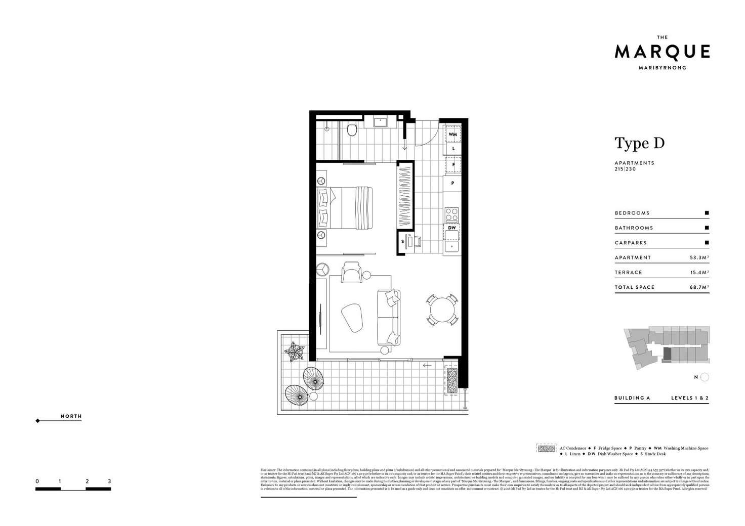 Floorplan of Homely apartment listing, 114/72 Wests Road, Maribyrnong VIC 3032