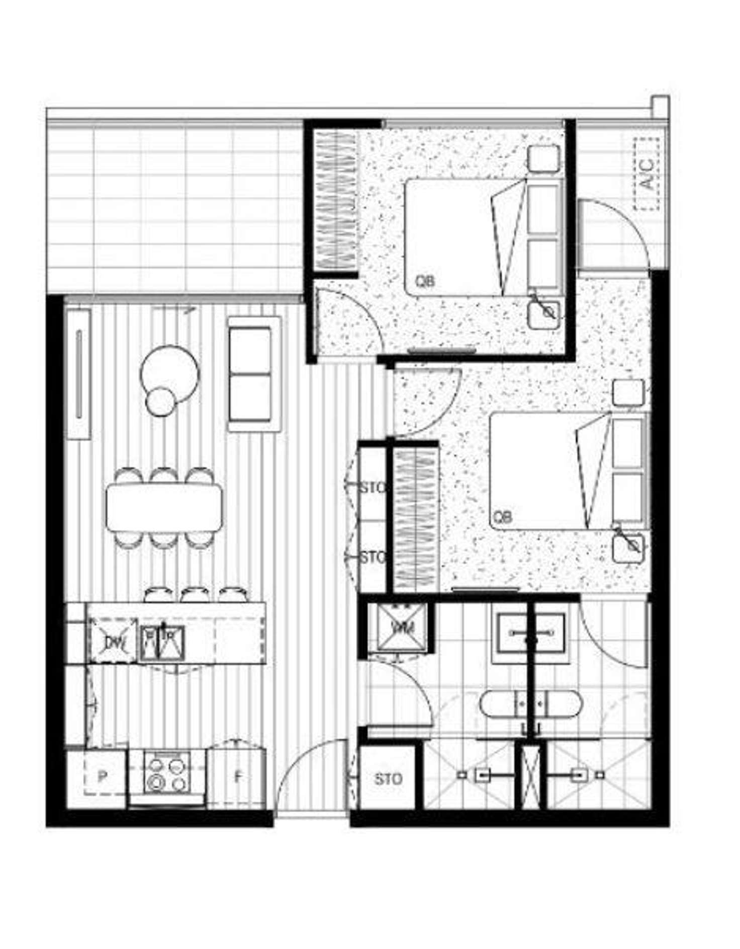 Floorplan of Homely apartment listing, 512/51 Homer Street, Moonee Ponds VIC 3039