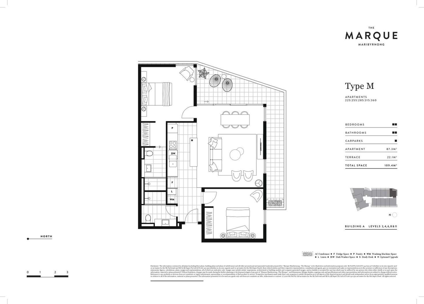 Floorplan of Homely apartment listing, 409/72 Wests Road, Maribyrnong VIC 3032