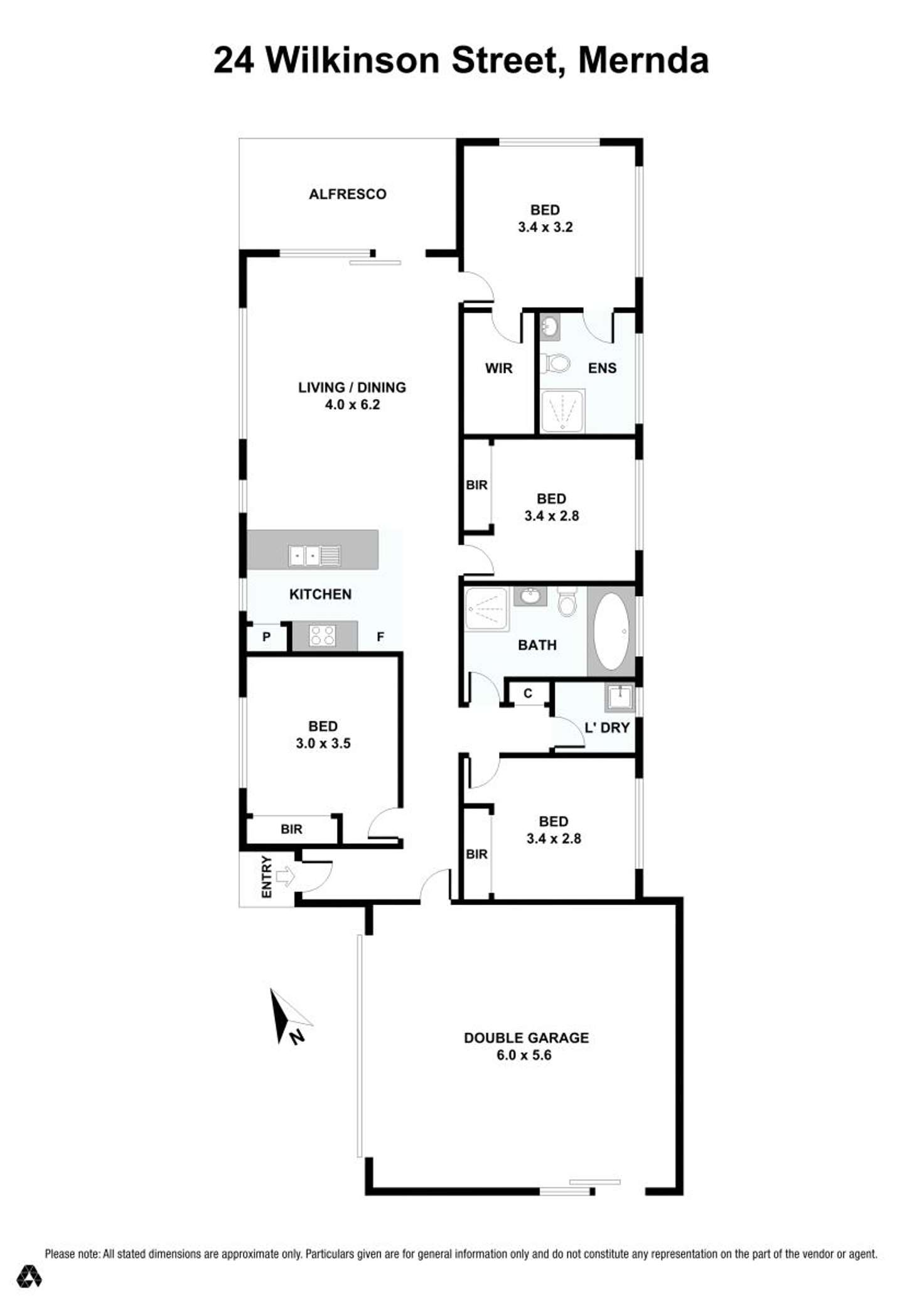 Floorplan of Homely house listing, 24 Wilkinson Street, Mernda VIC 3754