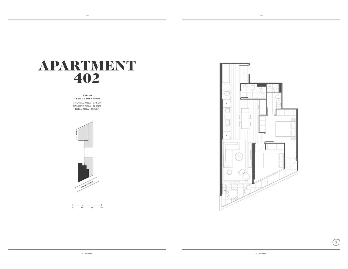 Floorplan of Homely apartment listing, 402/649 Chapel Street, South Yarra VIC 3141