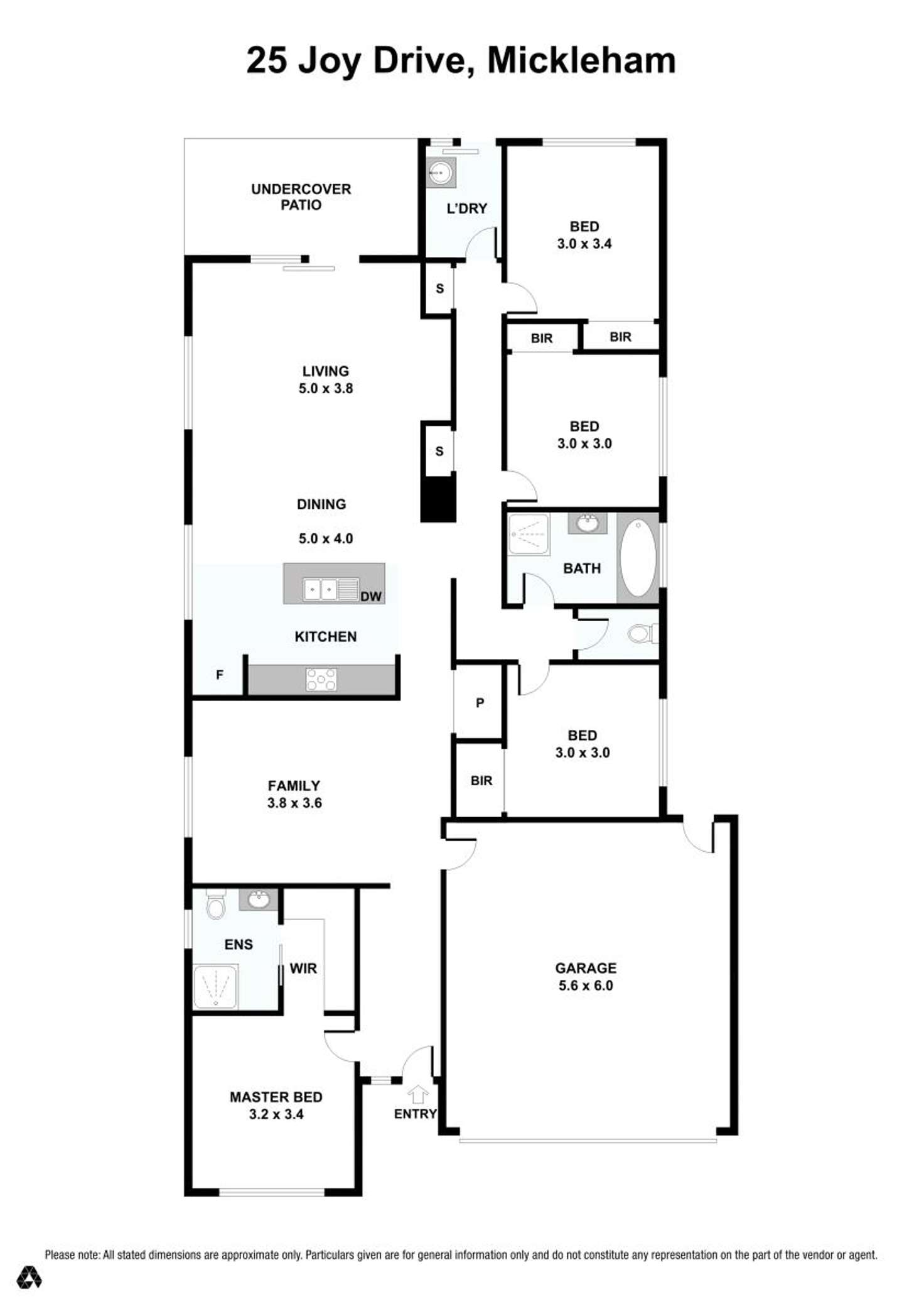 Floorplan of Homely house listing, 25 Joy Drive, Mickleham VIC 3064