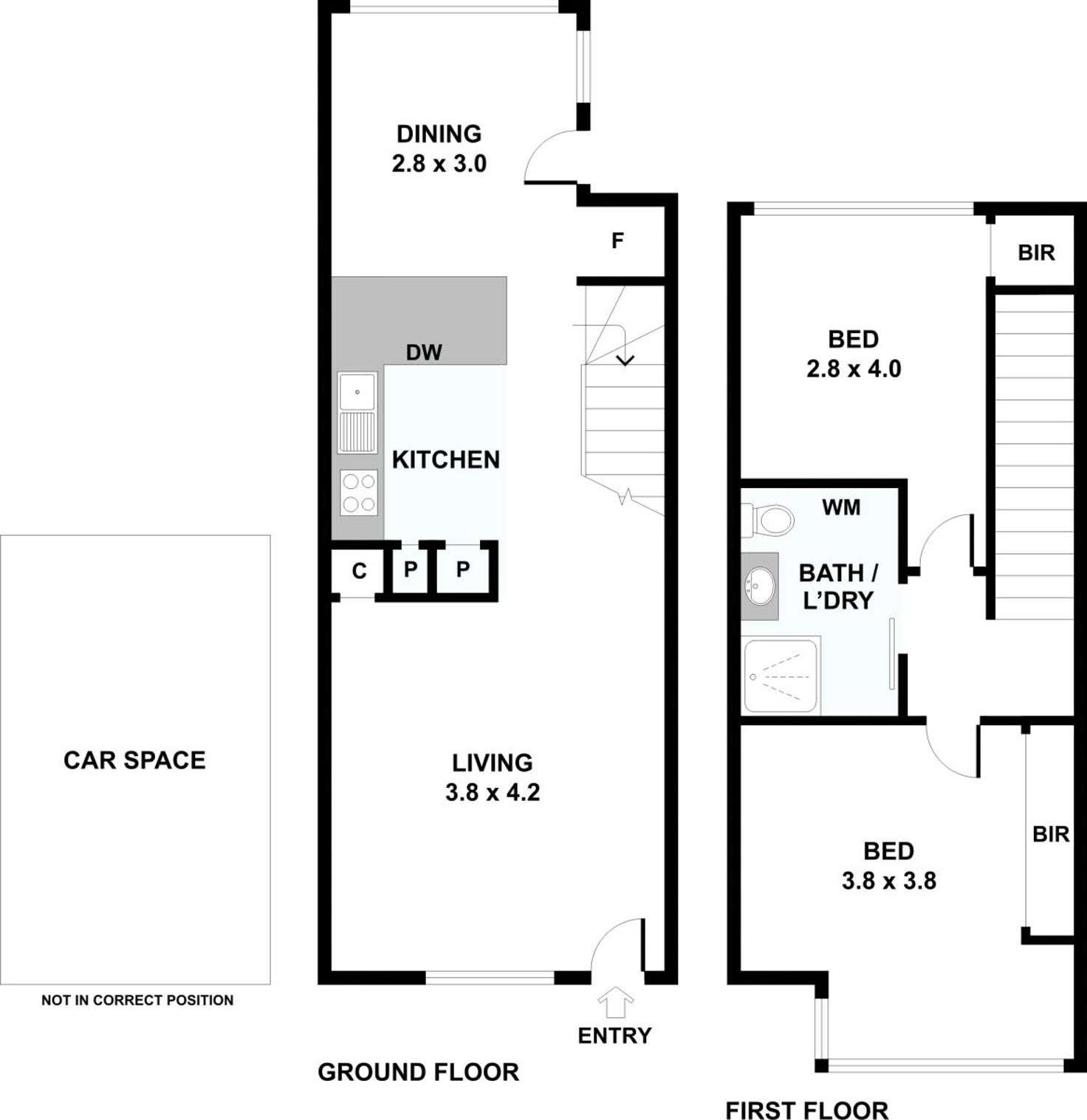 Floorplan of Homely unit listing, 2/5 Barkly Street, Brunswick East VIC 3057