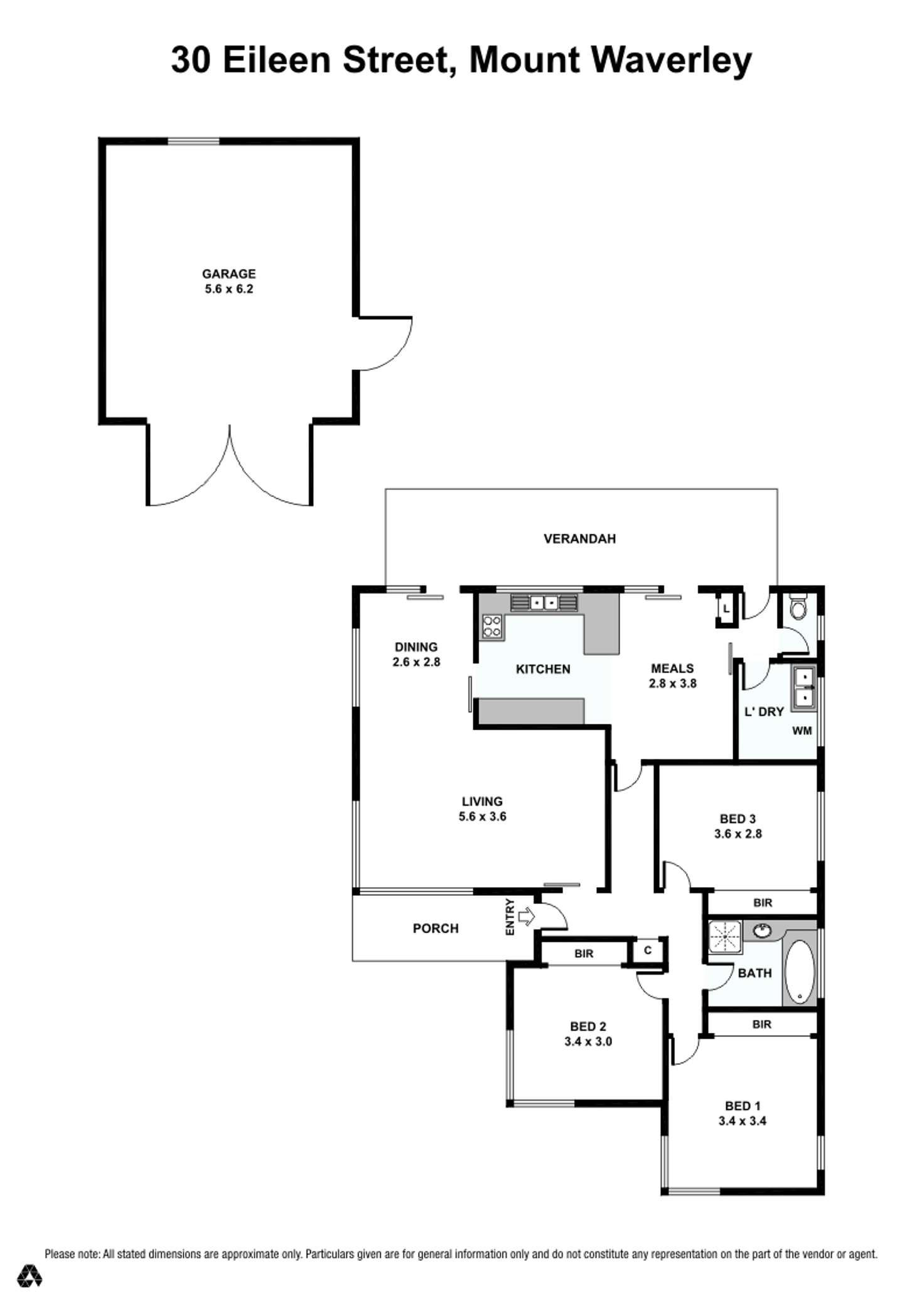 Floorplan of Homely house listing, 30 Eileen Street, Mount Waverley VIC 3149