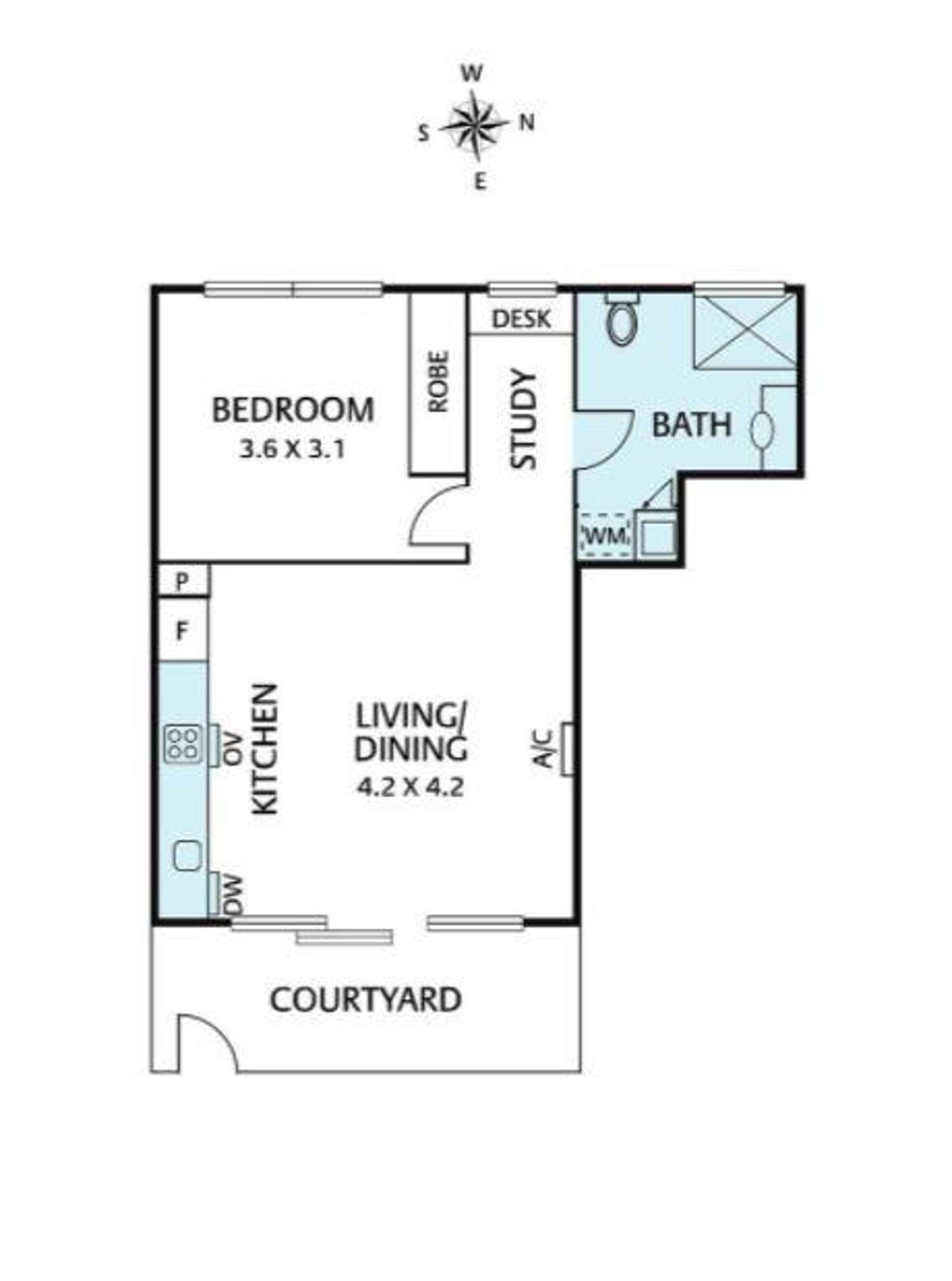 Floorplan of Homely apartment listing, 2/111 Riversdale Road, Hawthorn VIC 3122