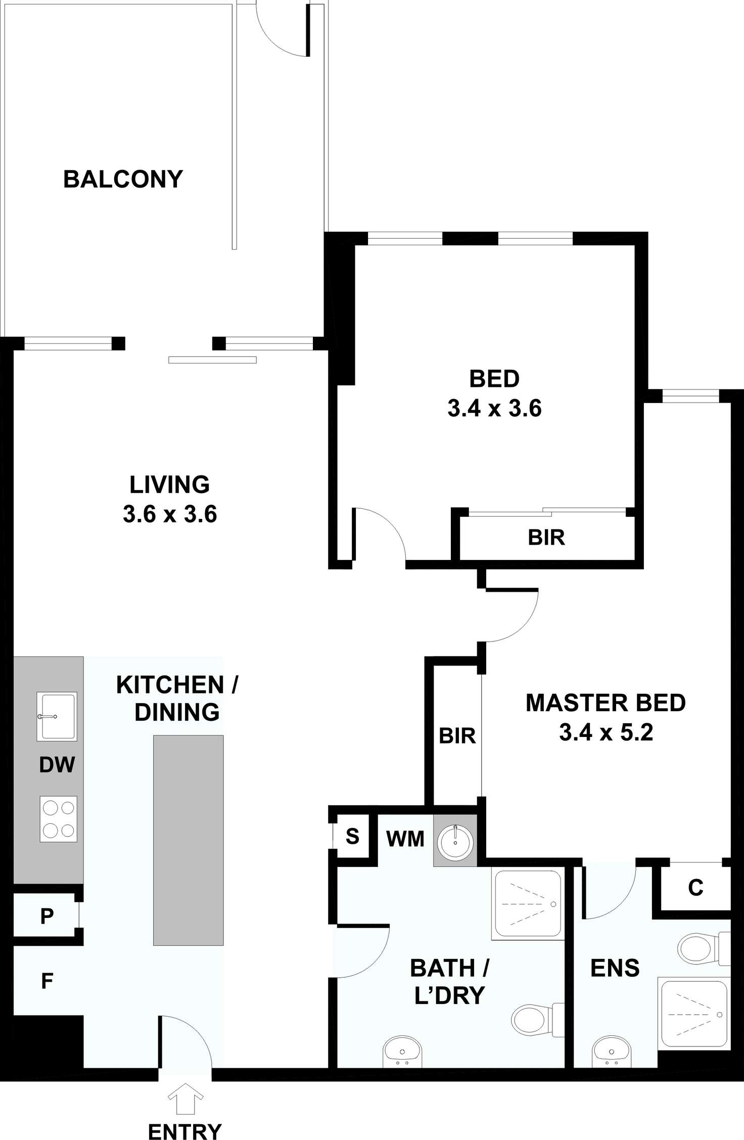 Floorplan of Homely apartment listing, 45 Palmerston Street, Carlton VIC 3053
