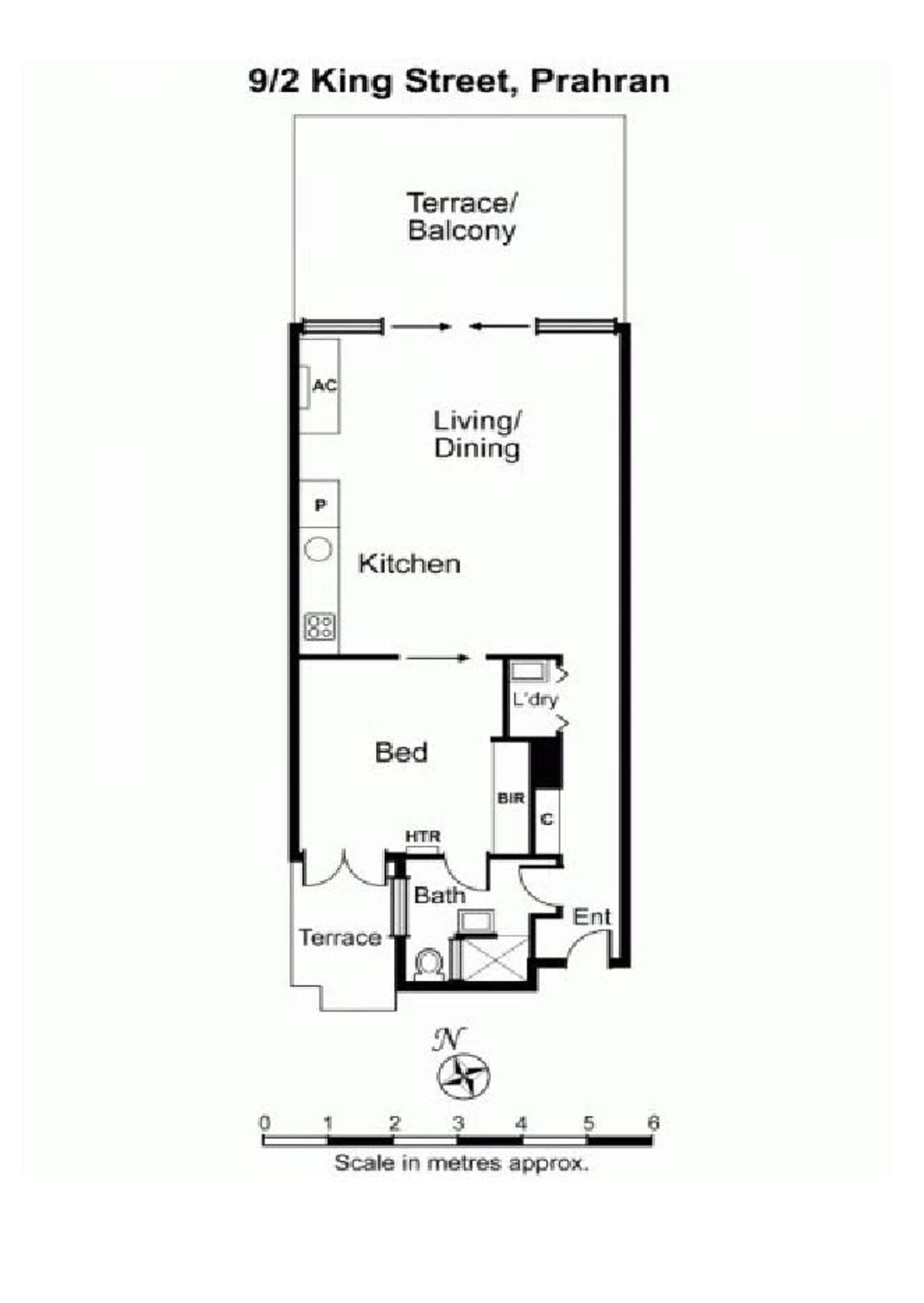 Floorplan of Homely apartment listing, 9/2 King Street, Prahran VIC 3181