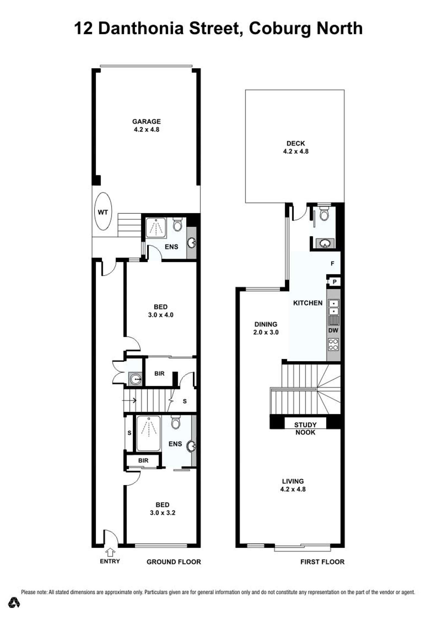 Floorplan of Homely house listing, 12 Danthonia Street, Coburg North VIC 3058