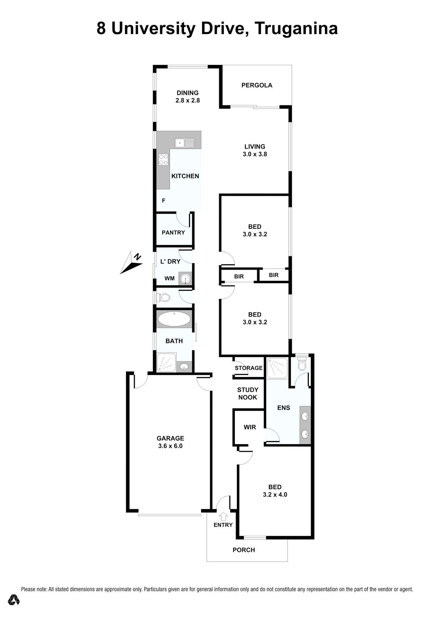 Floorplan of Homely house listing, 8 University Road, Truganina VIC 3029