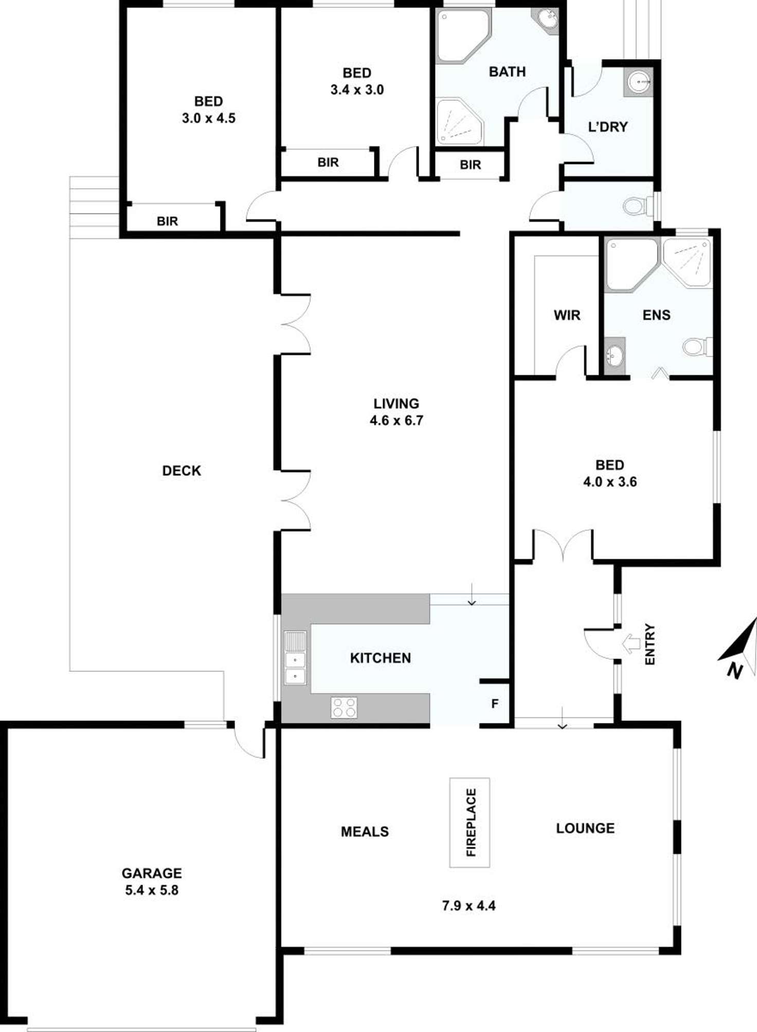 Floorplan of Homely unit listing, 2/14 Alandale Avenue, Balwyn VIC 3103