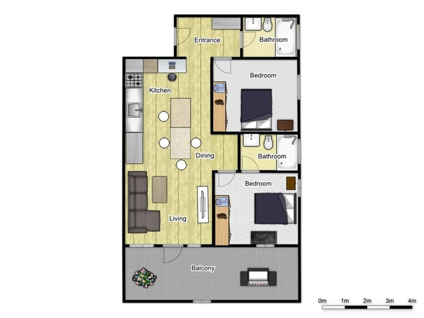 Floorplan of Homely apartment listing, 602/2 Tweed St, Hawthorn VIC 3122