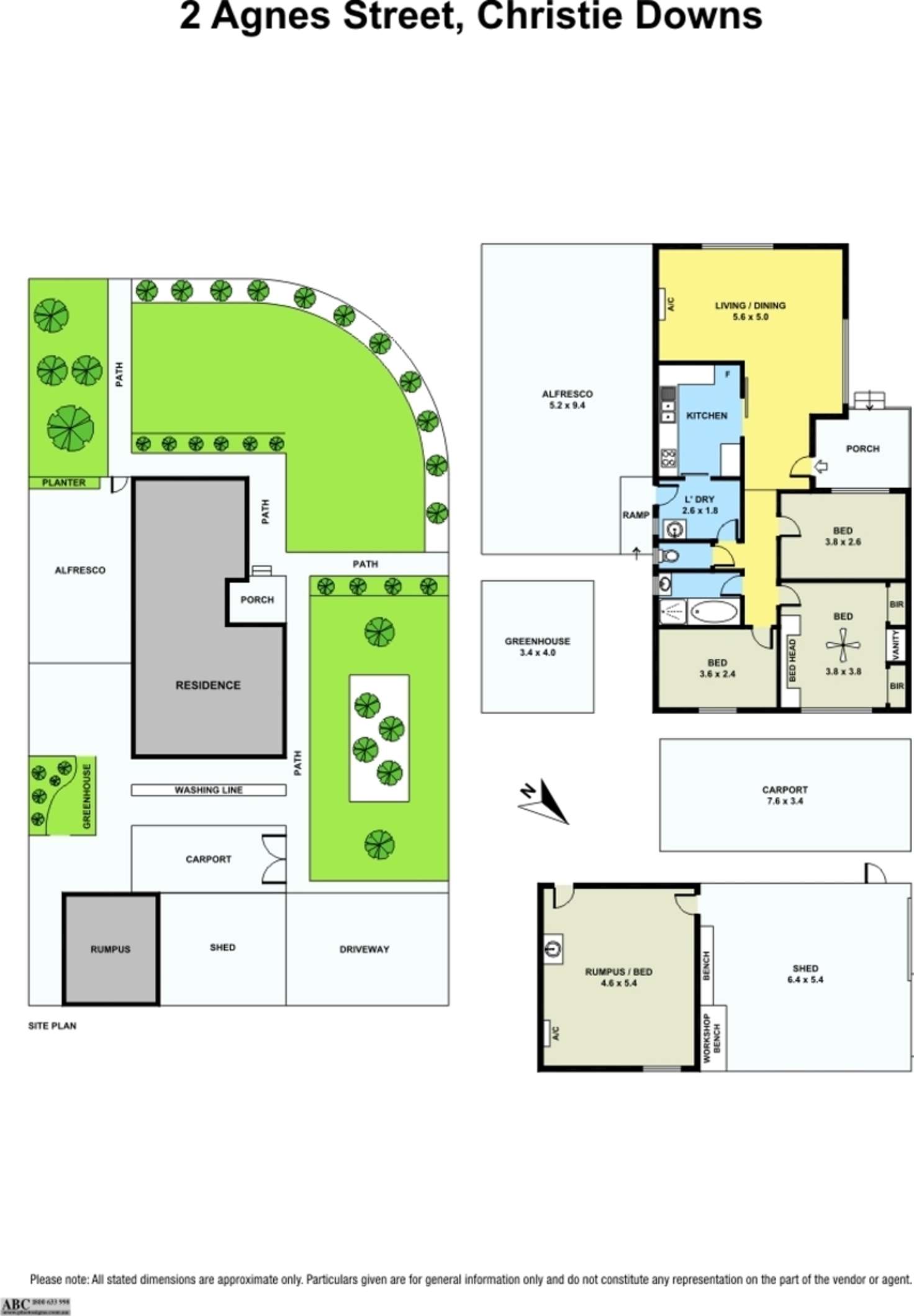 Floorplan of Homely house listing, 2 Agnes Street, Christie Downs SA 5164