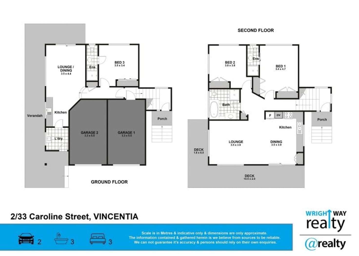 Floorplan of Homely house listing, 2/33 Caroline Street, Vincentia NSW 2540