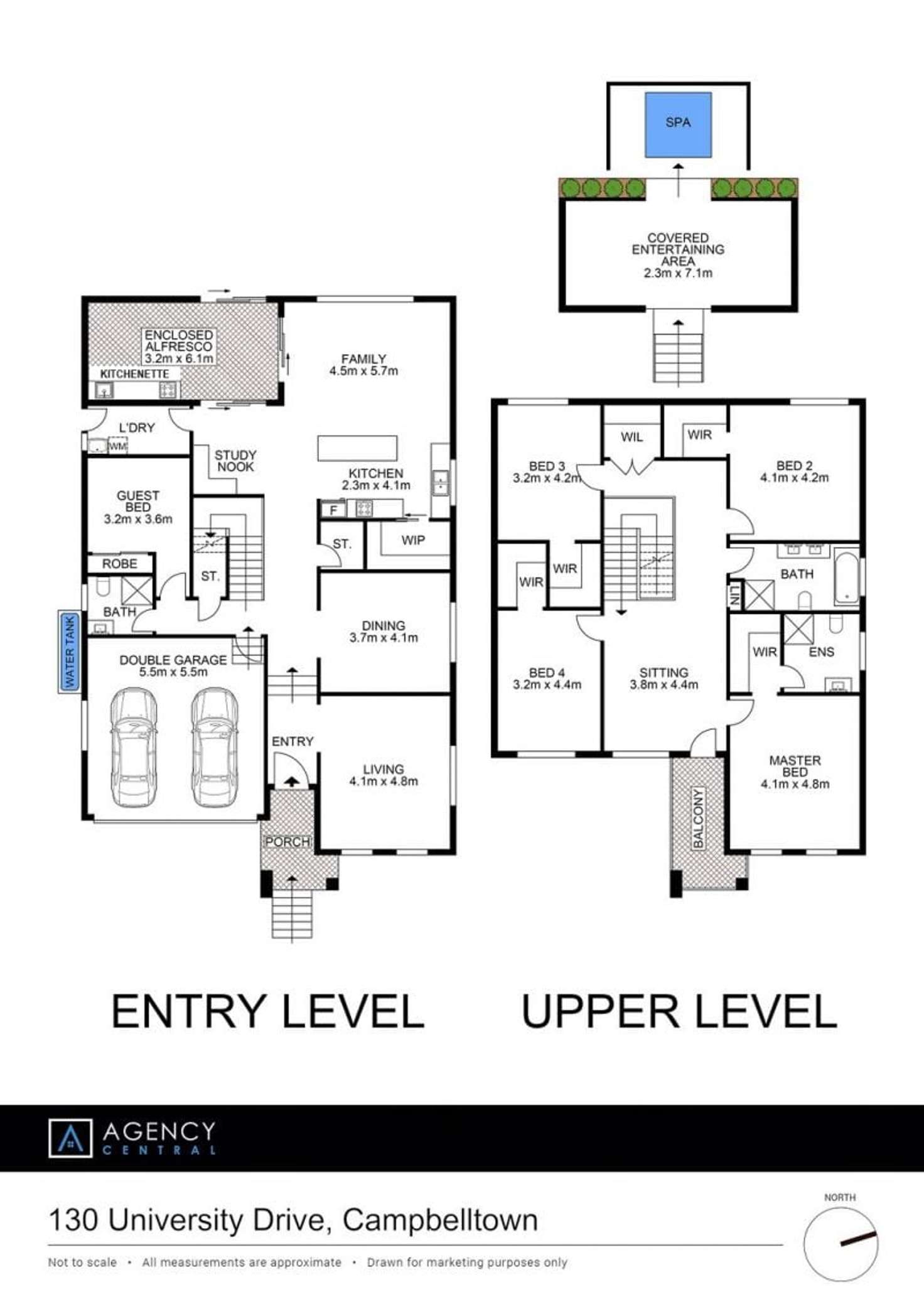 Floorplan of Homely house listing, 130 University Drive, Campbelltown NSW 2560
