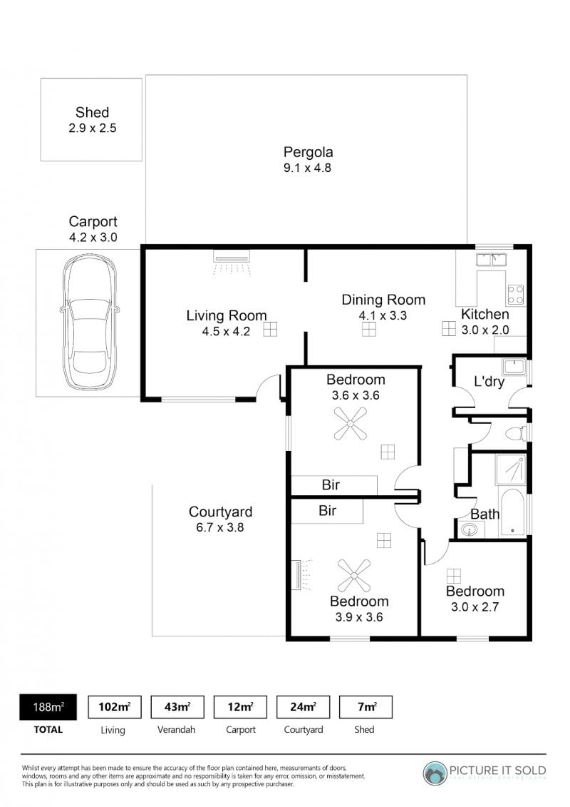 Floorplan of Homely house listing, 8 Elias Street, Para Hills West SA 5096