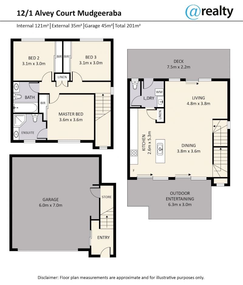 Floorplan of Homely unit listing, 12/1 Alvey Court, Mudgeeraba QLD 4213