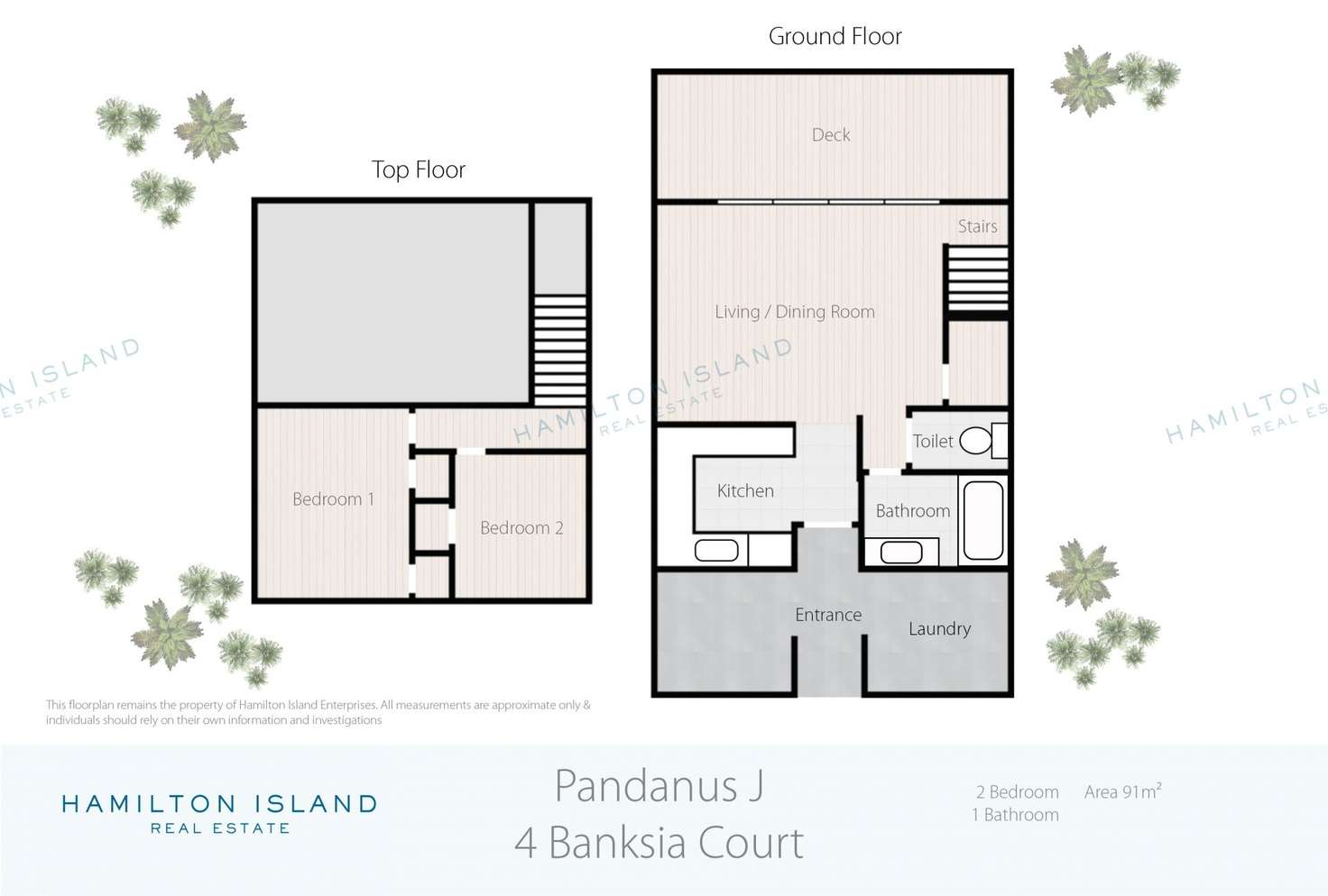 Floorplan of Homely townhouse listing, Pandanus J/4 Banksia Court, Hamilton Island QLD 4803