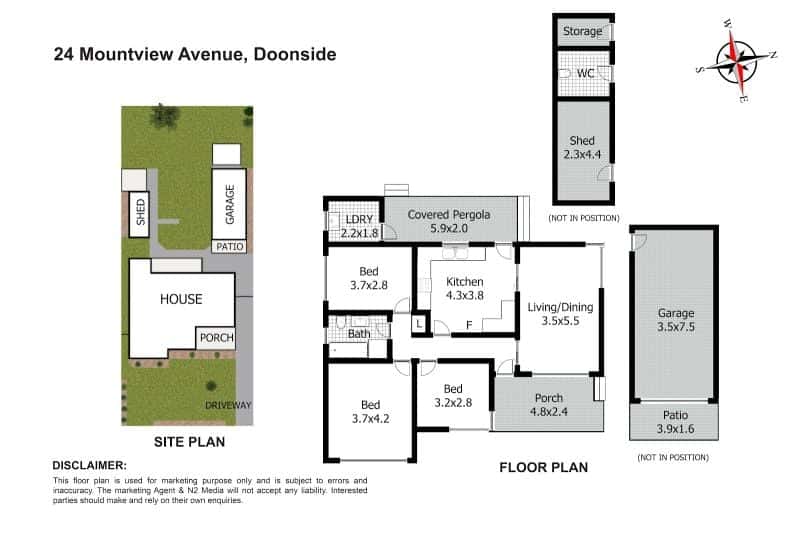 Floorplan of Homely house listing, 24 Mountview Avenue, Doonside NSW 2767