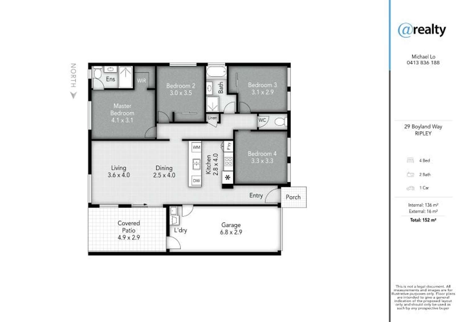 Floorplan of Homely semiDetached listing, 29 Boyland Way, Ripley QLD 4306