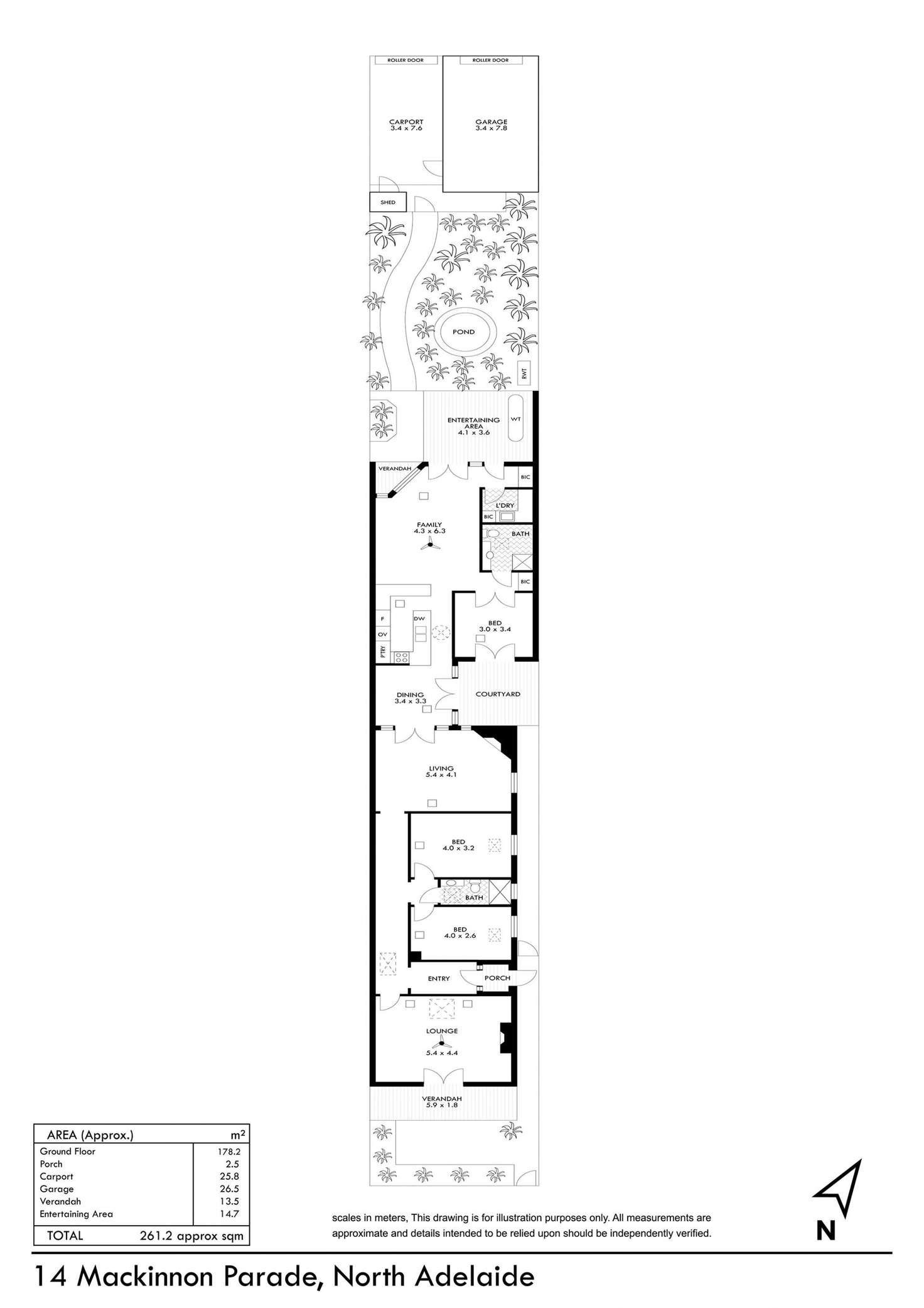Floorplan of Homely house listing, 14 Mackinnon Parade, North Adelaide SA 5006