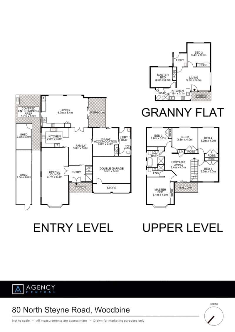 Floorplan of Homely house listing, 80 North Steyne Road, Woodbine NSW 2560