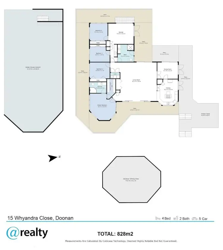 Floorplan of Homely house listing, 15 Whyandra Close, Doonan QLD 4562
