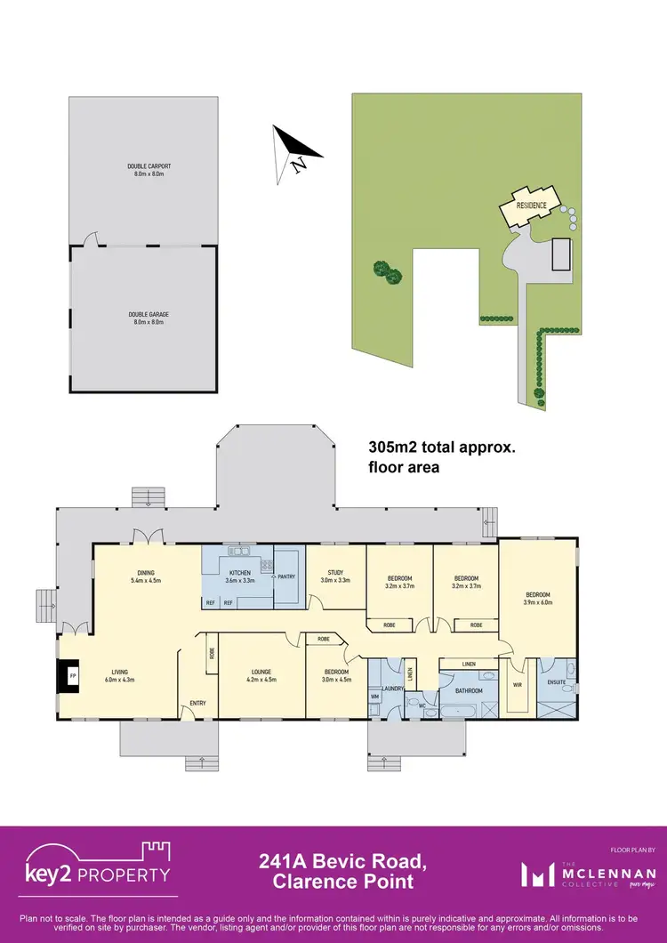 Floorplan of Homely house listing, 241A Bevic Road, Clarence Point TAS 7270